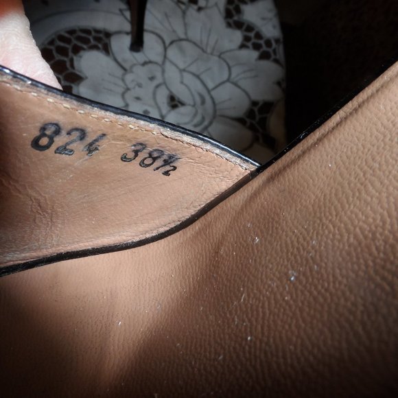 Alaia Paris Black Patent Leather Strappy Heels Size EU 38.5B US 8.5M - Picture 10 of 16